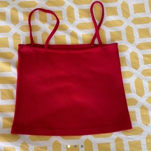 RED TANK TUBE TOP